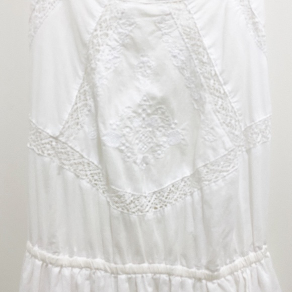 Forever 21 Cute Full Cotton Lace Dress White S - Picture 4 of 12